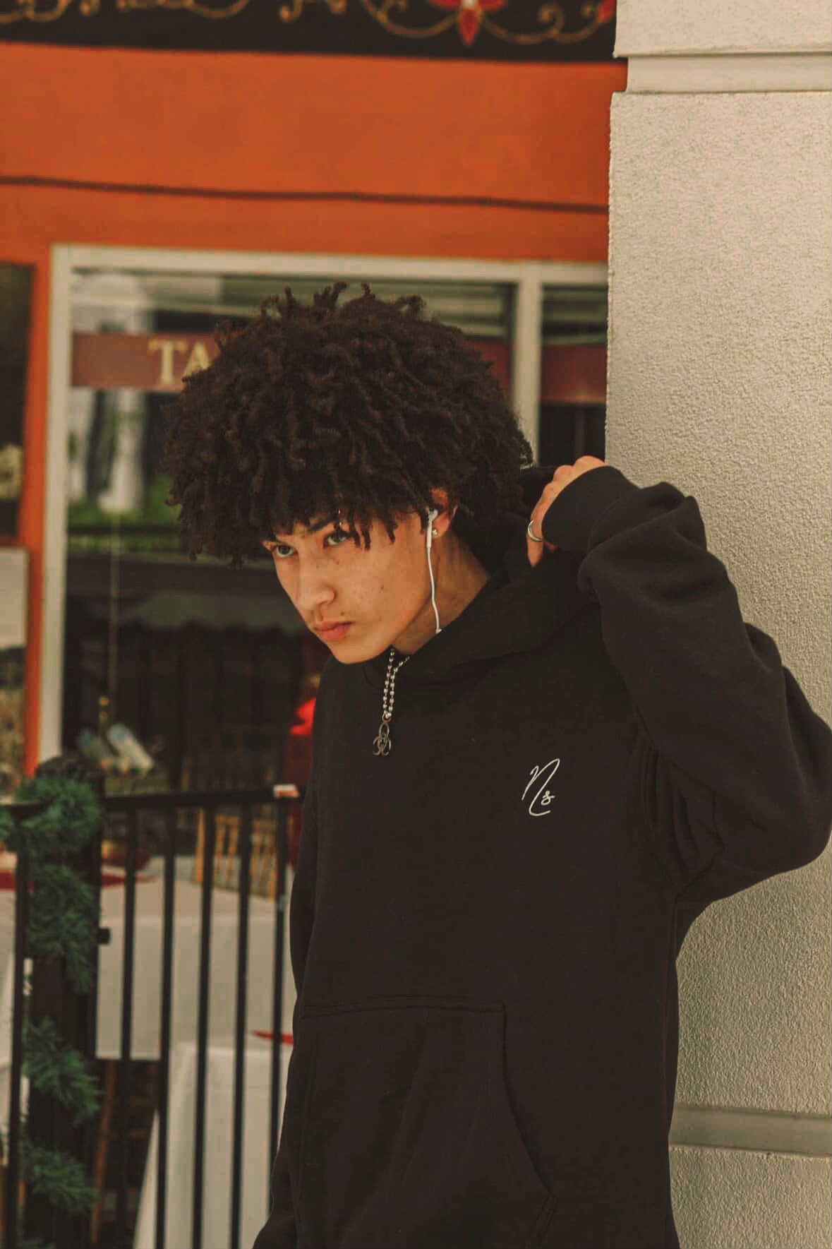 Natural Sense | Midnight Black Hoodie